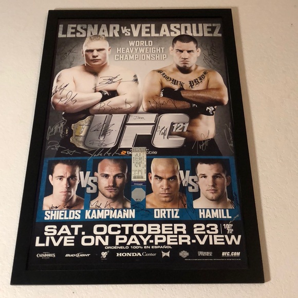 #UFC 121 Sign Poster - Picture 3 of 3